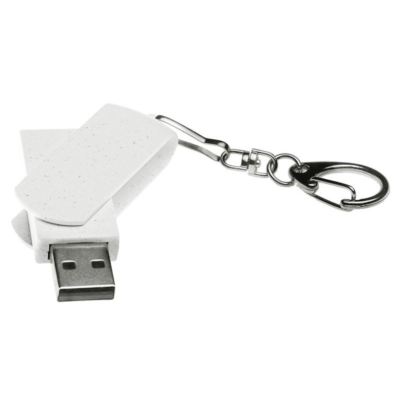 Флешка USB 2.0 Варуна на 16 ГБ, крапчатый белый