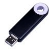 USB-флешка промо на 32 Гб прямоугольной формы, выдвижной механизм, белый