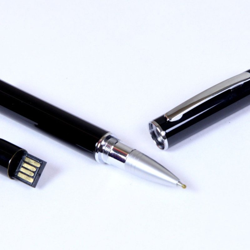 USB-флешка на 32 Гб в виде ручки с мини чипом, черный USB-флешка на 32 Гб в виде ручки с мини чипом, черный