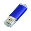 Флешка 3.0 промо прямоугольной формы  c прозрачным колпачком, 32 Гб, синий