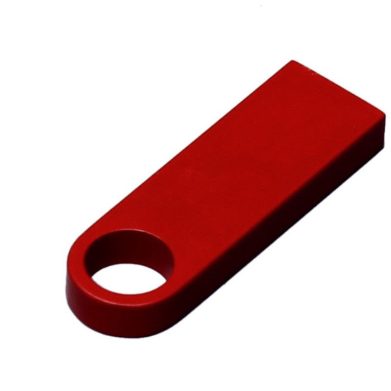 USB 3.0-флешка на 32 Гб с мини чипом и круглым отверстием, красный