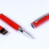 USB-флешка на 32 Гб в виде ручки с мини чипом, красный
