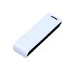 Флешка прямоугольной формы, оригинальный дизайн, двухцветный корпус, 16 Гб, черный/белый