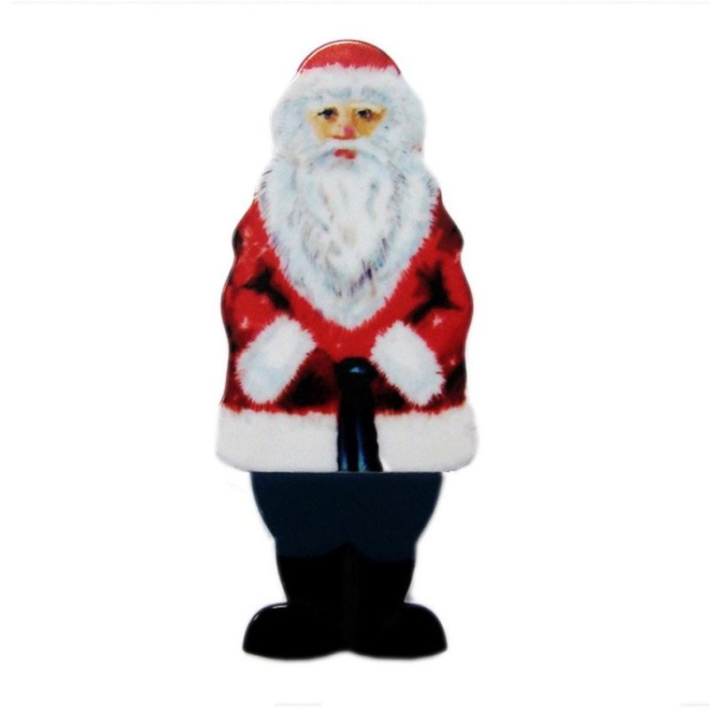 USB-флешка на 8 Гб Дед Мороз Santa под нанесение, белый