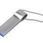 USB 2.0-флешка на 128 Гб с мини чипом, компактный дизайн, боковое отверстие для цепочки