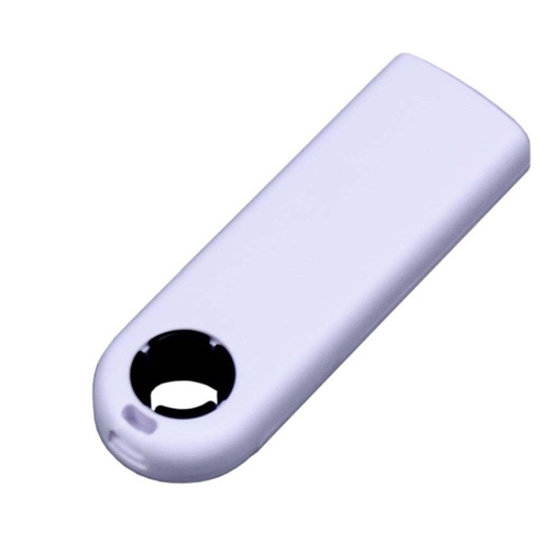 USB-флешка промо на 32 Гб прямоугольной формы, выдвижной механизм, черный