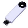 USB-флешка промо на 32 Гб прямоугольной формы, выдвижной механизм, черный