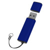 Флеш-карта USB 2.0 16 Gb металлическая с колпачком "Borgir", темно-синий