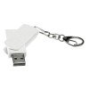 Флешка USB 3.0 Варуна на 16 ГБ, крапчатый белый