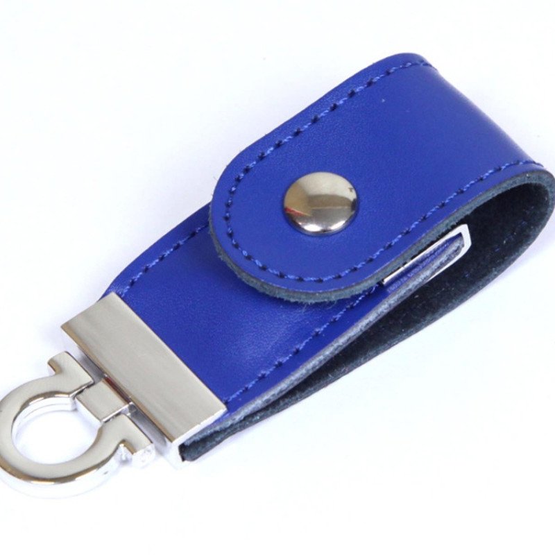 USB-флешка на 16 Гб в виде брелка, синий USB-флешка на 16 Гб в виде брелка, синий