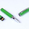 USB-флешка на 32 Гб в виде ручки с мини чипом, зеленый