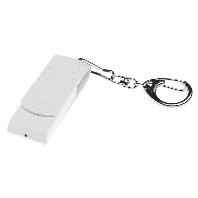 Флешка USB 2.0 Варуна на 512 Мбайт, крапчатый белый Флешка USB 2.0 Варуна на 512 Мбайт, крапчатый белый