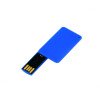 USB-флешка на 8 Гб в виде пластиковой карточки, синий USB-флешка на 8 Гб в виде пластиковой карточки, синий