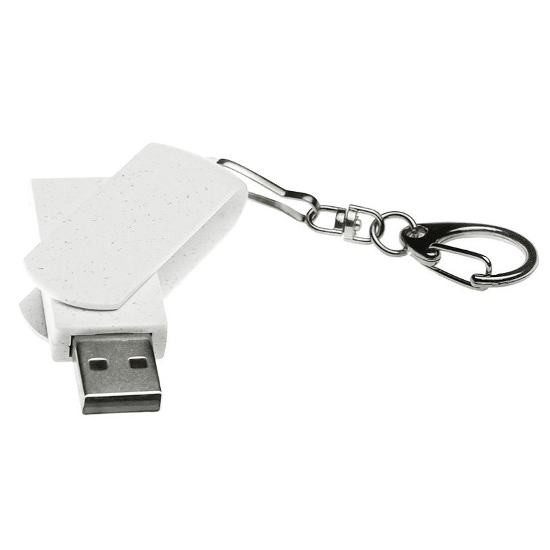 Флешка USB 2.0 Варуна на 4 ГБ, крапчатый белый