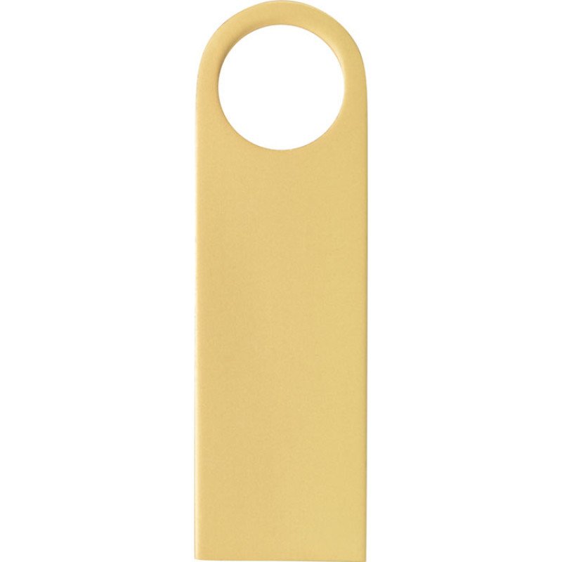 USB 2.0-флешка на 32 Гб с мини чипом и круглым отверстием, золотистыйй USB 2.0-флешка на 32 Гб с мини чипом и круглым отверстием, золотистыйй