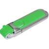 Флешка 3.0 с массивным классическим корпусом, 32 Гб, зеленый/серебристый