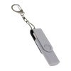 USB-флешка на 32 Гб 2 в 1 поворотный механизм, c дополнительным разъемом Type-C с одноцветным металлическим клипом, белый USB-флешка на 32 Гб 2 в 1 поворотный механизм, c дополнительным разъемом Type-C с одноцветным металлическим клипом, белый