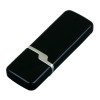 Флешка промо прямоугольной формы c оригинальным колпачком, 64 Гб, черный