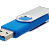 USB3.0/USB Type-C флешка на 16 Гб «Квебек C», синий USB3.0/USB Type-C флешка на 16 Гб «Квебек C», синий