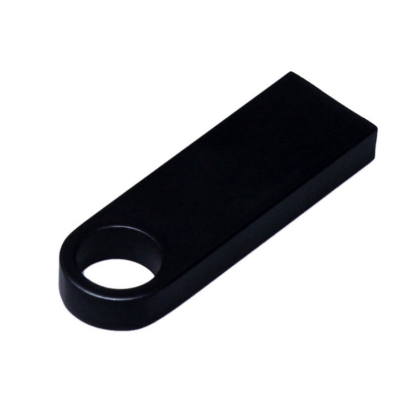 USB 3.0-флешка на 64 Гб с мини чипом и круглым отверстием, черный USB 3.0-флешка на 64 Гб с мини чипом и круглым отверстием, черный