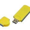 USB-флешка на 64 ГБ в стиле I-phone, прямоугольнй формы, желтый