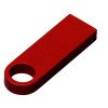 USB 2.0-флешка на 32 Гб с мини чипом и круглым отверстием, красный USB 2.0-флешка на 32 Гб с мини чипом и круглым отверстием, красный