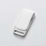 Флеш-карта USB 2.0 16 Gb с магнитным замком "Vigo", белый/серебристый