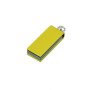Флешка с мини чипом, минимальный размер, цветной  корпус, 8 Гб, желтый