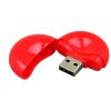 Флешка промо круглой формы, 8 Гб, красный