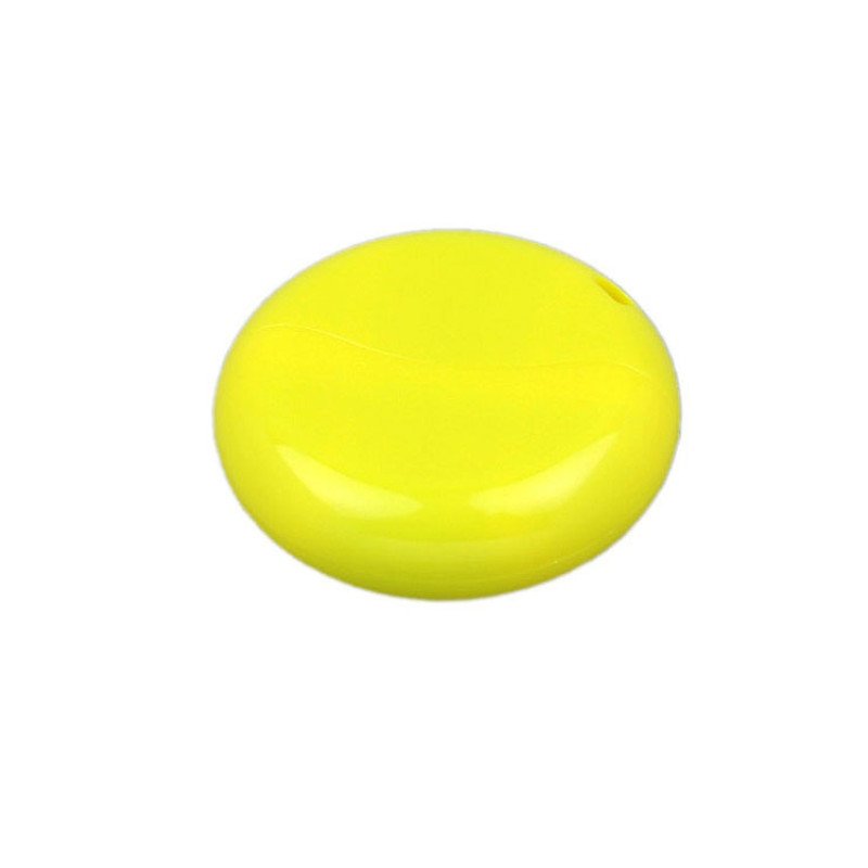 Флешка промо круглой формы, 8 Гб, желтый