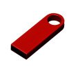 USB 2.0-флешка на 64 Гб с мини чипом и круглым отверстием, красный