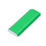 Флешка прямоугольной формы, оригинальный дизайн, двухцветный корпус, 8 Гб, зеленый/белый