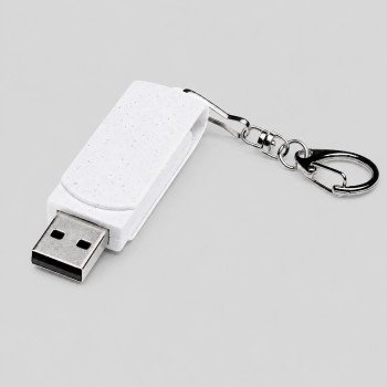 Флешка USB 2.0 Варуна на 16 ГБ, крапчатый белый