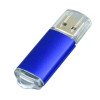 Флешка промо прямоугольной формы  c прозрачным колпачком, 64 Гб, синий