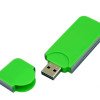 USB-флешка на 64 ГБ в стиле I-phone, прямоугольнй формы, зеленый