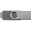 Флеш-карта USB 2.0 16 ГБ «Квебек», серый Флеш-карта USB 2.0 16 ГБ «Квебек», серый