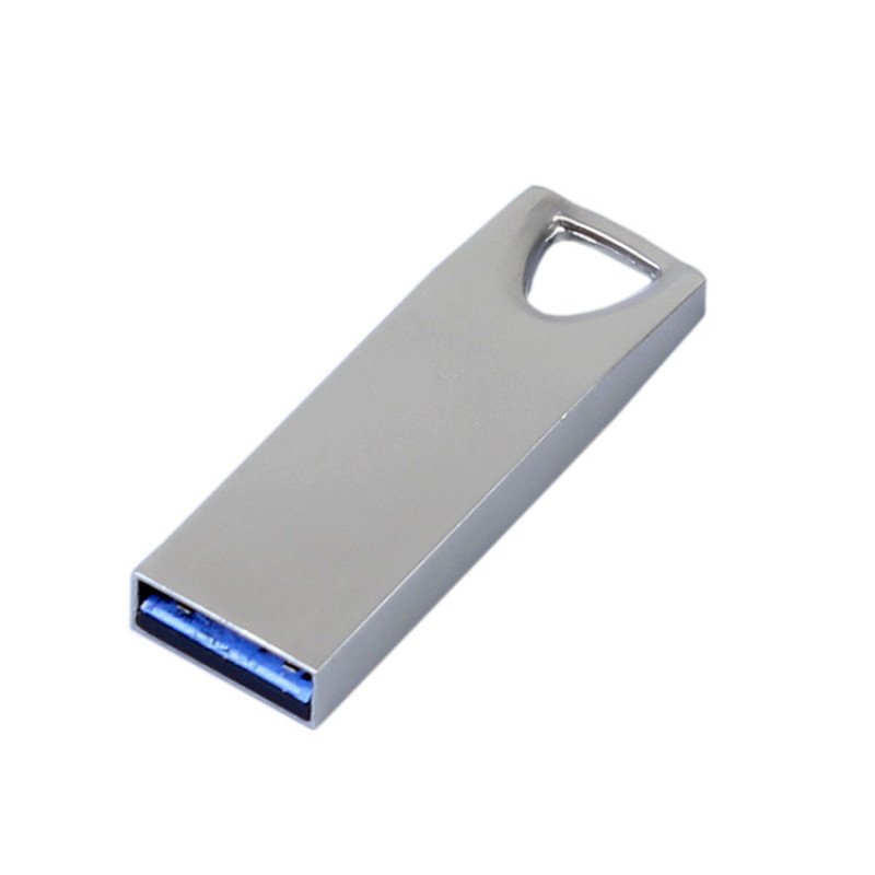 USB 2.0-флешка на 16 Гб с мини чипом, компактный дизайн, стильное отверстие для цепочки