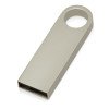 USB 2.0-флешка на 16 Гб с мини чипом и круглым отверстием, серебристый USB 2.0-флешка на 16 Гб с мини чипом и круглым отверстием, серебристый