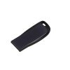 Флешка с мини чипом, компактный дизайн с овальным отверстием, 32 Гб, антрацит