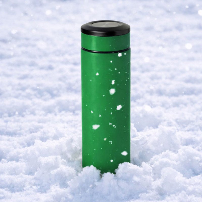 Термос «Confident» с покрытием soft-touch 420мл, зеленый Термос «Confident» с покрытием soft-touch 420мл, зеленый