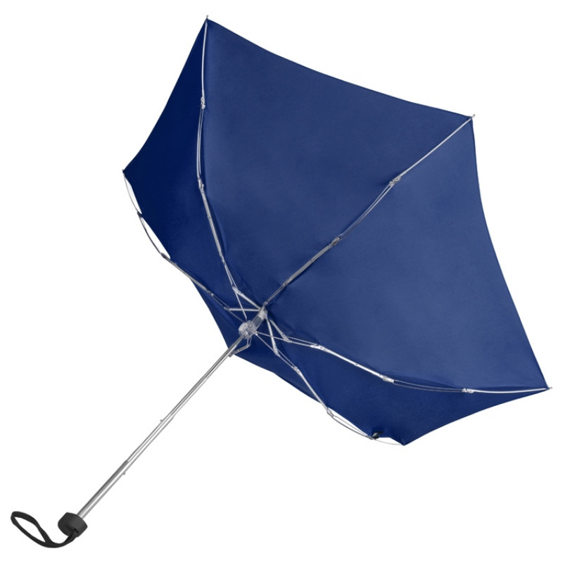Зонт складной "Frisco", механический, 5 сложений, в футляре, синий