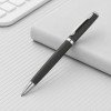 Ручка металлическая шариковая «Flow» soft-touch, серый/серебристый Ручка металлическая шариковая «Flow» soft-touch, серый/серебристый