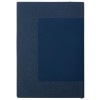 Бизнес блокнот "Supreme" с вставкой из софт-тача, гибкая обложка, 128 листов, синий