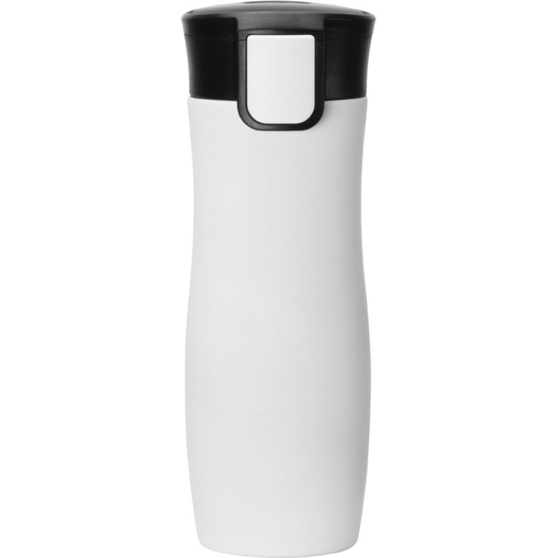Вакуумная термокружка с кнопкой Streamline, Waterline, soft-touch, белый (P) Вакуумная термокружка с кнопкой Streamline, Waterline, soft-touch, белый (P)