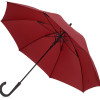 Зонт-трость Bergen, полуавтомат, бордовый