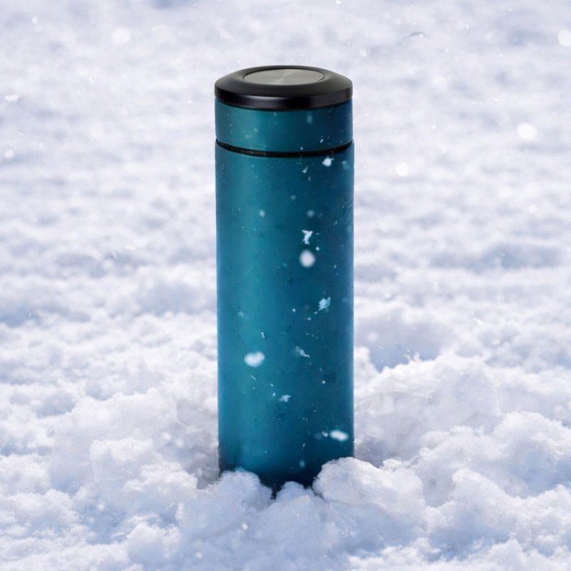 Термос «Confident» с покрытием soft-touch 420мл, индиго Термос «Confident» с покрытием soft-touch 420мл, индиго