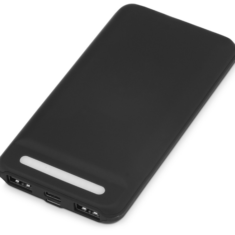 Портативное беспроводное зарядное устройство «Airbank», 10000 mAh, черный (Р)