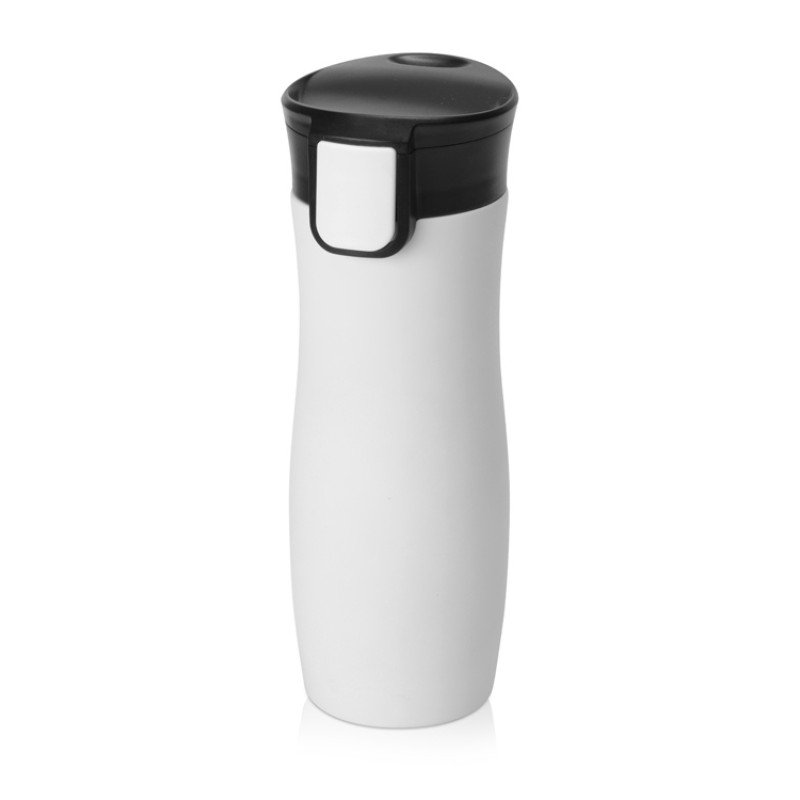 Вакуумная термокружка с кнопкой Streamline, Waterline, soft-touch, белый (P) Вакуумная термокружка с кнопкой Streamline, Waterline, soft-touch, белый (P)