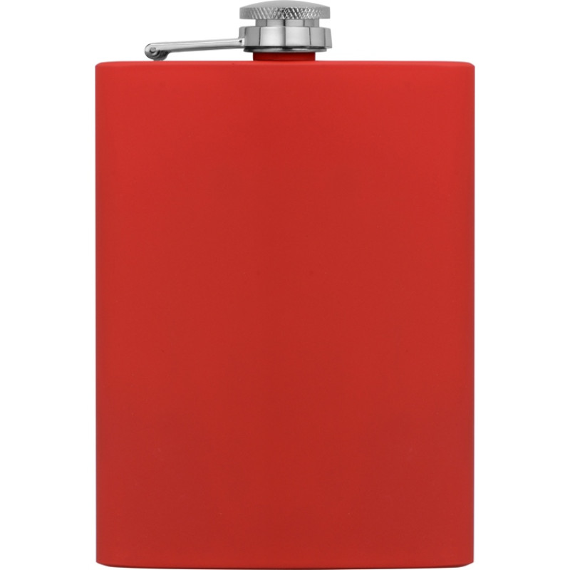 Фляжка 240 мл Remarque soft touch, 304 сталь, красный