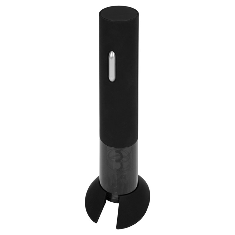 Электрический штопор Corkoff для винных бутылок с покрытием софт тач, черный